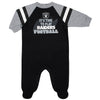Gerber Unisex Baby Baby Boys NFL Footed Sleep and Play, Team Color, 3-6 Months