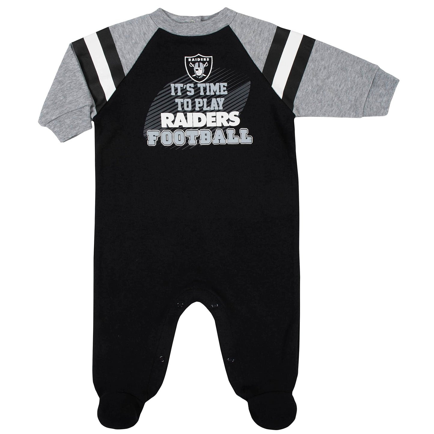 Gerber Unisex Baby Baby Boys NFL Footed Sleep and Play, Team Color, 3-6 Months