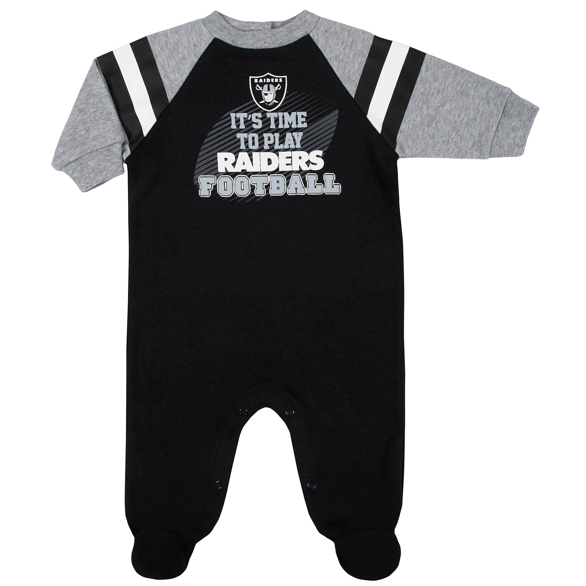 Gerber Unisex Baby Baby Boys NFL Footed Sleep and Play, Team Color, 3-6 Months