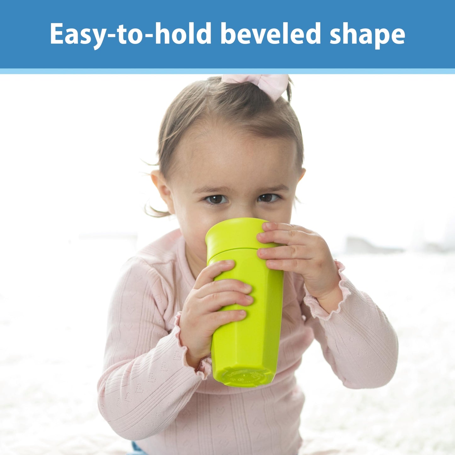 Dr. Browns Milestones Cheers 360 Training Cup for Toddlers & Babies, Leak-Free Sippy Cup, Pink & Turquiose, 10 oz/300mL, 2 Pack