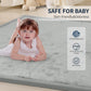 Acomopack Baby Play Mat For Floor 1.3' Thick Memory Foam Play Mat 79'  118' Tummy Time Crawling With Non-Slip Bottom For Livi