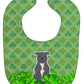 Carolines Treasures Shamrocks Baby Bib, Staffordshire Bull Terrier Blue, Large