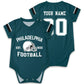 OAOANS Philadelphia Baby Clothes Custom Name Number Personalized Football Baby Jersey Clothing Newborn Toddler Apparel 0-24 Mont