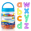 Odoorgames 78 Pcs Translucent Lowercase Letters - Learning Toy for Light Table Accessories and Manipulatives