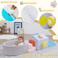 Foam Climbing Blocks For Toddlers,6 Pieces Soft House-Shaped Play Gym With Safety Edges,Montessori Toys For Indoor Active Play,B