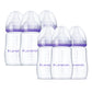 Lansinoh Anti-Colic Baby Bottles For Breastfeeding Babies, 8 Ounces, 6 Count, Includes 6 Medium Flow Nipples, Size M