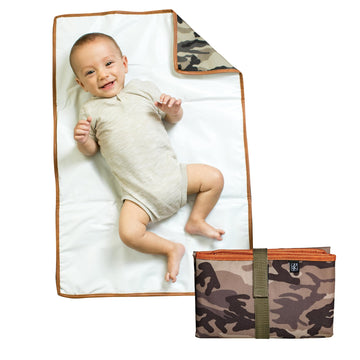 J.L. Childress Full Body Portable Changing Pad - Baby Diaper Changing Pad For Travel - Padded, Waterproof, Foldable - Extra-Larg