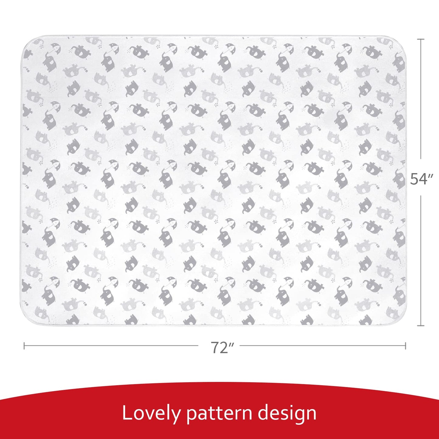 Large Splat Mat For Under High Chair/Arts/Crafts/Playtime, Moonsea High Chair Mat For Floor Non Slip Waterproof Washable Portabl
