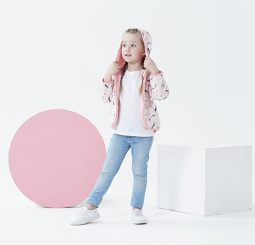 Feidoog Toddler Polar Fleece Jacket Hooded Baby Boys Girls Autumn Winter Long Sleeve Thick Warm Outerwear,Pink Cat,3-4T