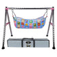 A To Z Hub BoyS And GirlS Portable Folding Ghodiyu With Free Cotton Cloth. (Regular Folding Round Pipe (Pink))