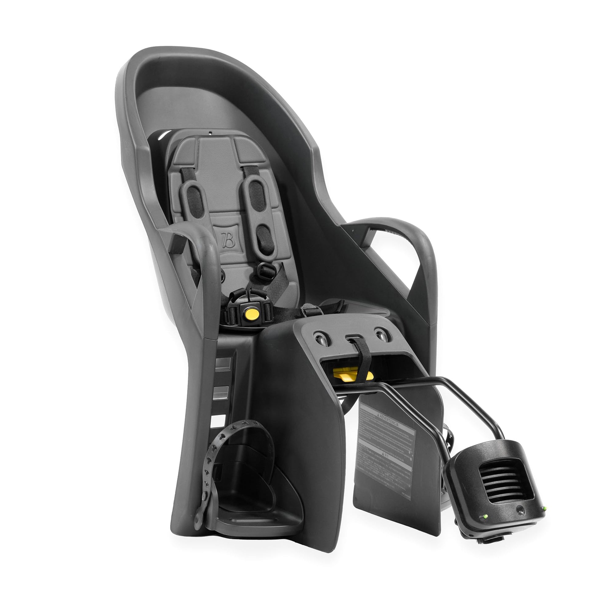 Burley Dash X FM Child Bike Seat, Black/Grey