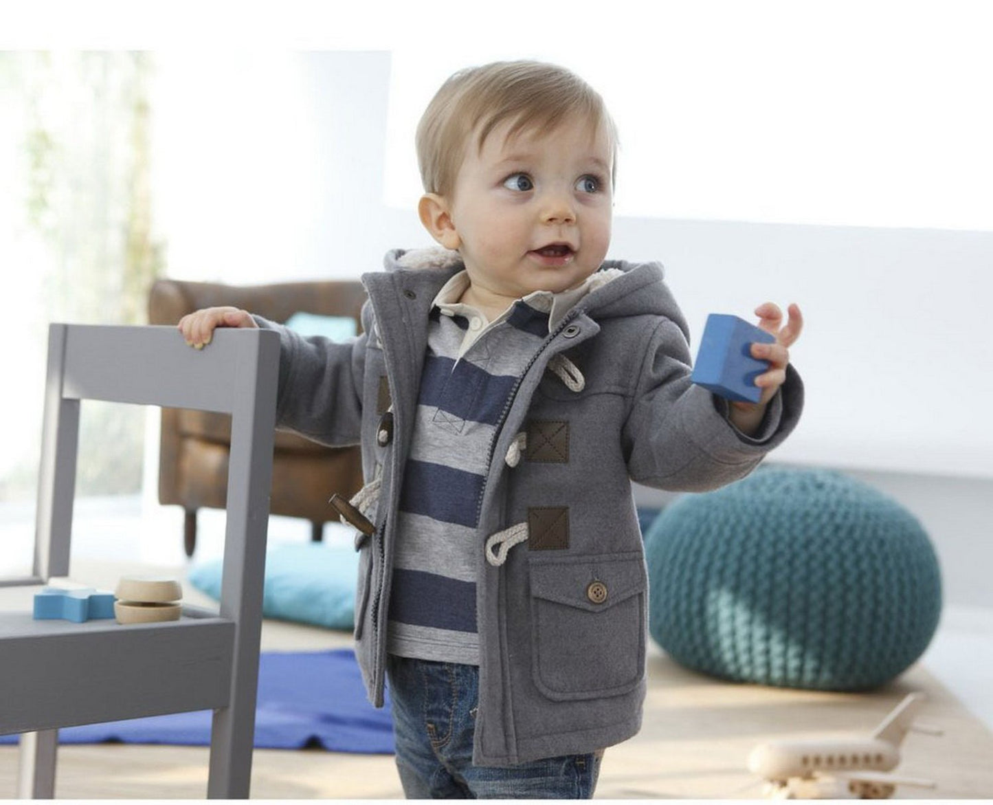 Ladaypoa Fashion Winter Children Kids Baby Boys Infant Outerwear Coat Baby Kids Boys Jacket Coat