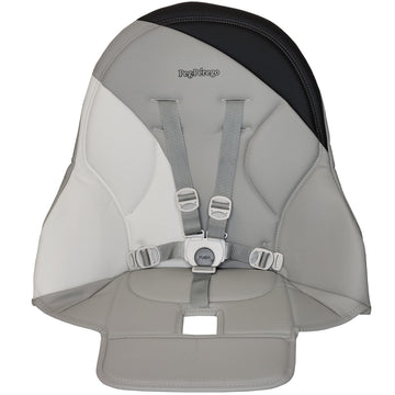 Peg Perego Siesta/Prima Pappa Zero 3 high Chair Replacement Upholstery with seat Belt, Palette Grey (Grey)