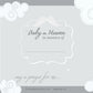 The Grandparent Gift Baby Heaven Infant Loss Or Miscarriage Gift, Hanging Ornament Or Sitting Mini Photo Frame With Sentiment