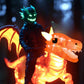 Bddedd Kids Inflatable Costume, Blow Up Red Dragon Dinosaur T-Rex Costumes With Led Light For Halloween Funny Party (Red Dinosau