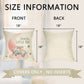 Ussap Elephant Dream Big Little One Home Decorative Throw Pillow Cover, Pink Moon Cloud Cushion Case 18X18 For Girl Kid Bedroom