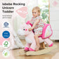 labebe - Baby Rocking Horse, Ride Unicorn, Kid Ride On Toy for 6 Month-3 Year Old, Infant (Boy Girl) Plush Animal Rocker, Toddle