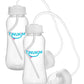 Tinukim Ifeed 9 Ounce Self Feeding Baby Bottle With Tube - Handless Anti-Colic Nursing System, White - 2-Pack
