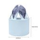 Easter Bunny Basket Seersucker Egg Bags For Kids,Personalized Candy Egg Basket Rabbit Boy Girl Gift Buckets With Fluffy Tail Gif
