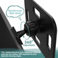 Adjustable 360 Baby Car Mirror 2-Pack - Shatterproof, Easy Installation, Dual Pack For Rear-Facing Seats - Safety Mirror For Inf