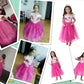 Princess Costume Girls Birthday Party Dress Up With Accessories 8-10 Years (Style2 140Cm)