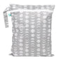 Bumkins Waterproof Wet Dry Bag for Baby, Travel, Swim Suits, Cloth Diapers, Pump Parts, Pool, Gym Clothes, Toiletry, Hook to Str