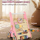 Wooden Baby Walker with Wheels, Baby Push Walkers for Girls 6-12 Months, Push Toys 1 Year Old Girl Small Size