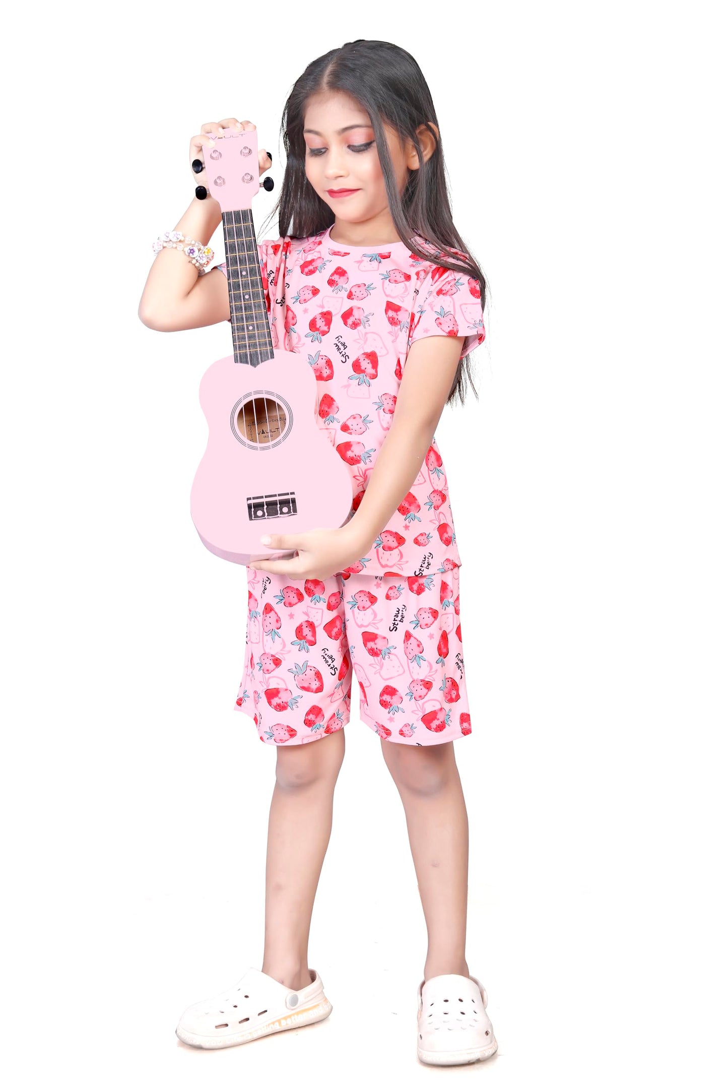 4jstar Girls Nightgown Pajamas Kids Nightdress Cute Nylon Young Children Baby Sleeping Dress Teenager Girl Sleepwear Red