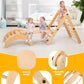 Dripex Deformable Pikler Triangle Set, Large Montessori Climbing Set With Over 20 Playing Modes, Pikler Triangle With Slide Arch