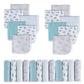 Viviland Baby Washcloths, 24Pack Baby Wash Cloths For Newborn, Baby Towels And Infant Bath Face Washcloths For Boys Girls Super