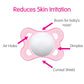 Mam Original Baby Pacifier, Nipple Shape Helps Promote Healthy Oral Development, Sterilizer Case, 2 Pack 0-6 Months, Clear/Boy