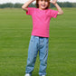 Cosland Toddler Baby Plain T-Shirts, Neon Pink, 2T