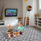 Vibe Bear Baby Play Mat 79' X 71', Premium Thicker Foam One-Piece Crawling Mat, Extra Large Anti- Slip Crawling Mat Activity P