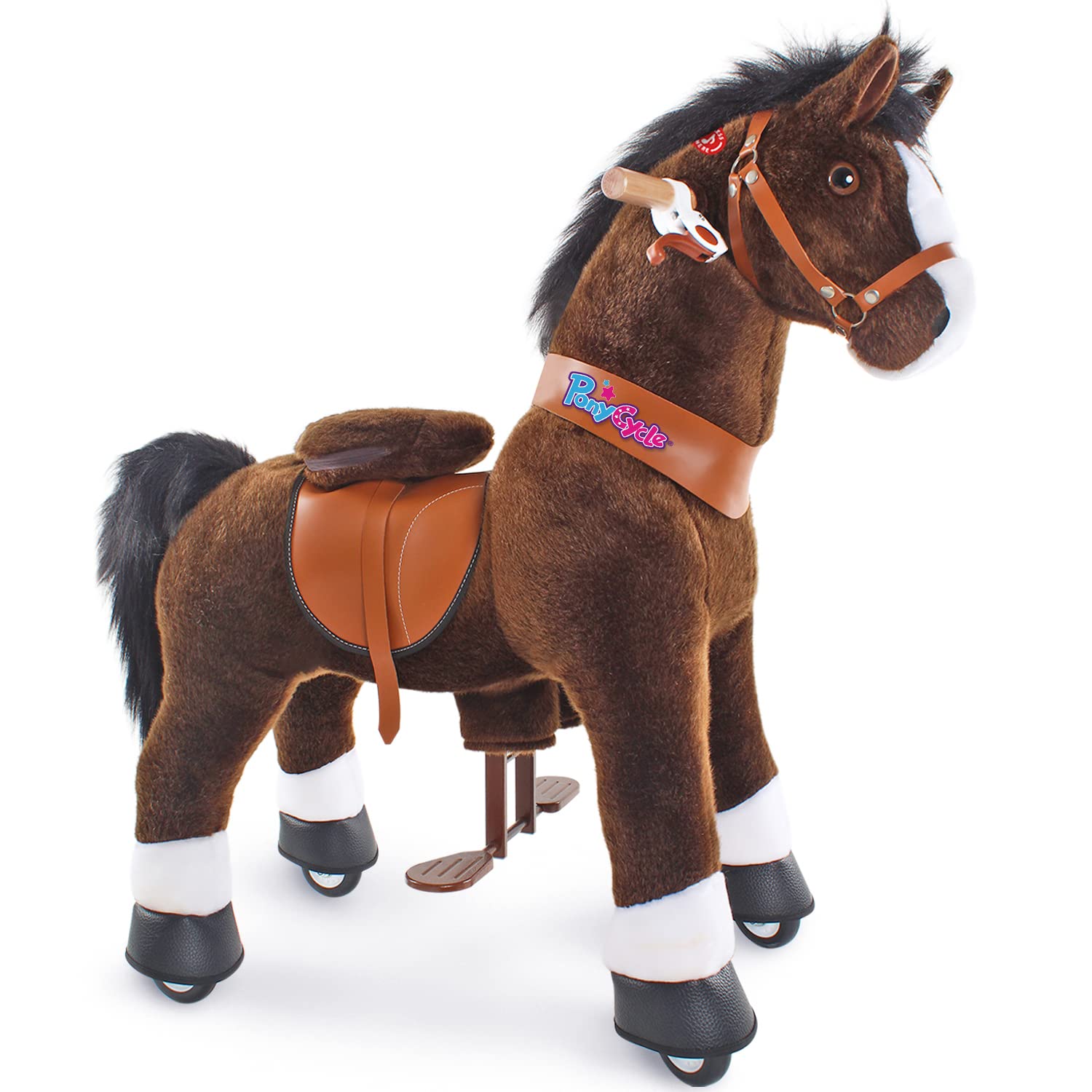 PonyCycle Ride on Toys for Kids 4-8 Ride on Large Horses Toys Riding Pony Gifts (36 Height/Size 4) Giddy up Spirit Toys Ride on 