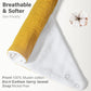 Nisxabebe Muslin Baby Bibs,Soft Triangular Baby Bandana Drool Bibs For Baby Boy Girl,Solid Colors Bib For Drooling Teething 6 Pa