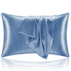 Bedelite Toddler Pillowcases 13X18 Inches - Super Soft And Silky Satin Pillowcase For Hair And Skin 2 Pack, Airy Blue Cooling Pi