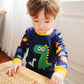 Vaenait Baby Kids Boys Girls Long Sleeve Cotton Sleepwear Pajamas 2Pcs Set Buddy Dino 6-7Y/Xl