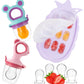 Baby Fruit Feeder & Baby Breastmilk Popsicle Molds, Baby Food Freezer Tray Storage Containers, Silicone Pacifier Feeder And Teet