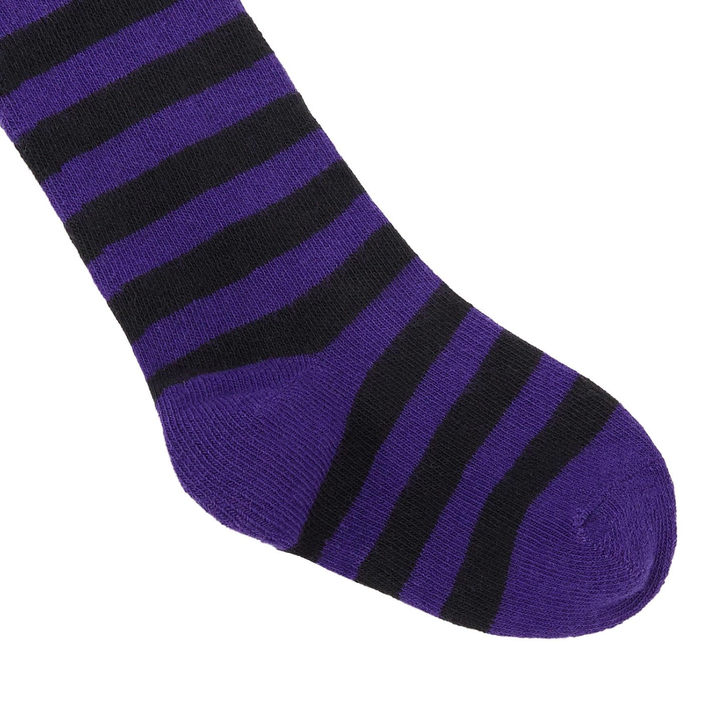 Zando Soft Baby Halloween Tights For Girls Funny Baby Purple And Black Striped Leggings Toddler Striped Tights Toddler Purple Ti