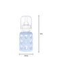 Lifefactory Glass Baby Bottle With Stage 1 Nipple And Protective Silicone Sleeve Blanket 4 Oz