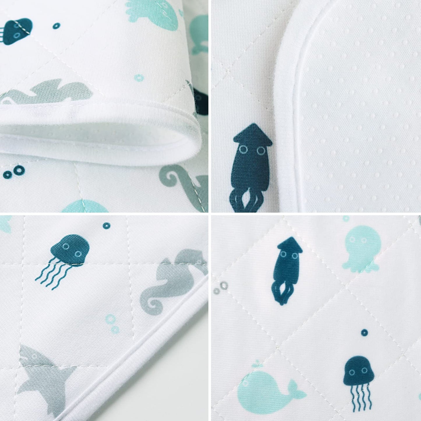 Changing Pad Liner Quilted Waterproof, Baby Changing Pad, Changing Table Pads, Anti Slip & Washable Baby Changing Mat, 27 ' X 1