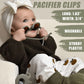 10-Pack Pacifier Clip Replacement Ends - Bpa-Free Plastic Fasteners For Diy Baby Crafts, Sewing Bibs & Blankets Straps (3/4 Inch