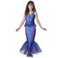 Halloween Fx Mysterious Mermaid Child Costume - Large (12-14), Bue/Purple