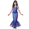 Halloween Fx Mysterious Mermaid Child Costume - Large (12-14), Bue/Purple