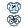 Dr. Brown'S Advantage Baby Pacifiers, Glow-In-The-Dark, 6 -18 Month Pacifiers, Blue, 2 Count