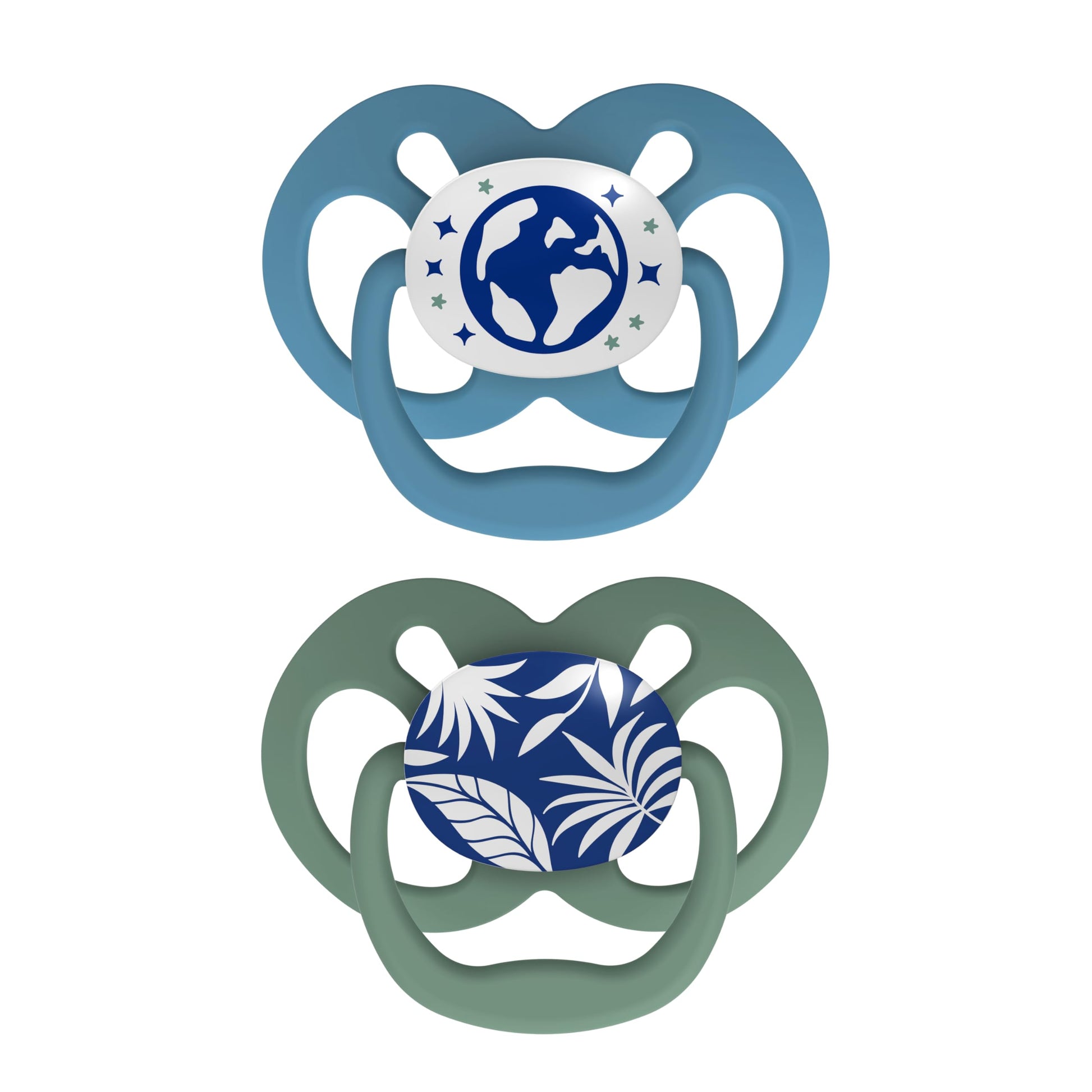 Dr. Brown'S Advantage Baby Pacifiers, Glow-In-The-Dark, 6 -18 Month Pacifiers, Blue, 2 Count