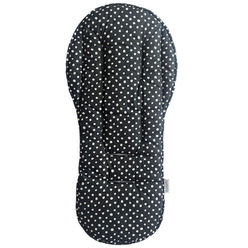 Suessie Stroller Liner - Universal And Reversible Seat Insert, Black Dots
