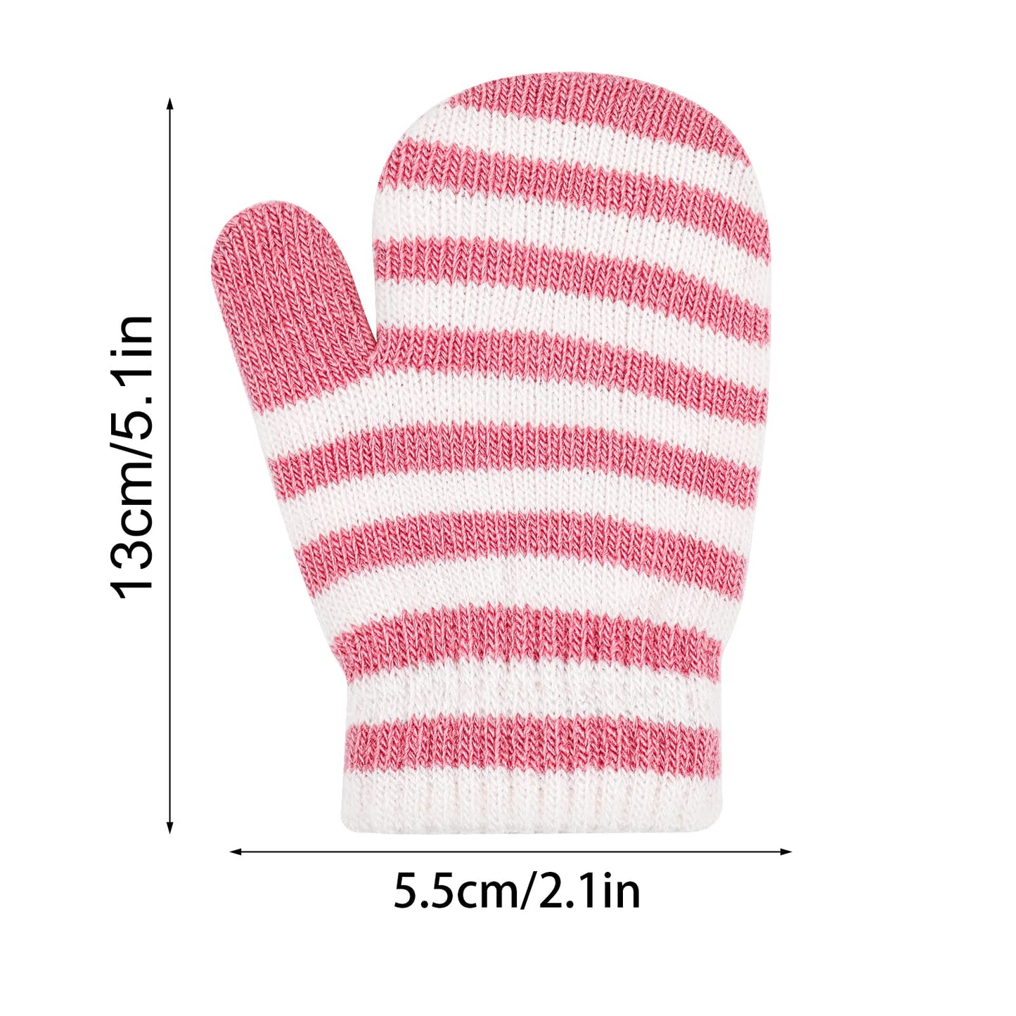 Onesing 5 Pair Toddler Mittens Black Toddler Gloves Baby Mittens Newborn Mittens Infant Mittens Baby Gloves For Baby Boy Girls,