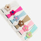 Headband For Baby Girl, 6 Pcs Elastic Nylon Baby Flower Headbands Set, Delicate Floral Headband Pearl Hair Band For Baby Girl In