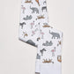 Hudson Baby Unisex Baby Cotton Pants and Leggings Modern Pink Safari, 9-12 Months